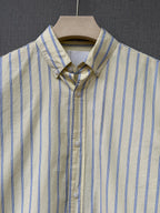 Premium Stripe Shirt - Butter Yellow