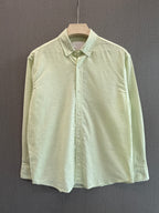 Classic Cotton Linen Shirt - Sage Green