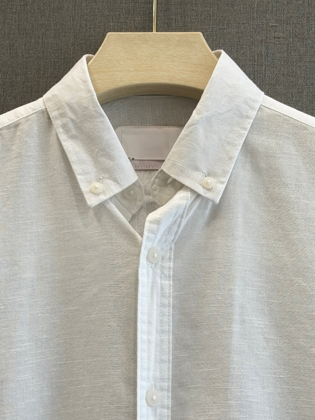 Classic Cotton Linen Shirt - White