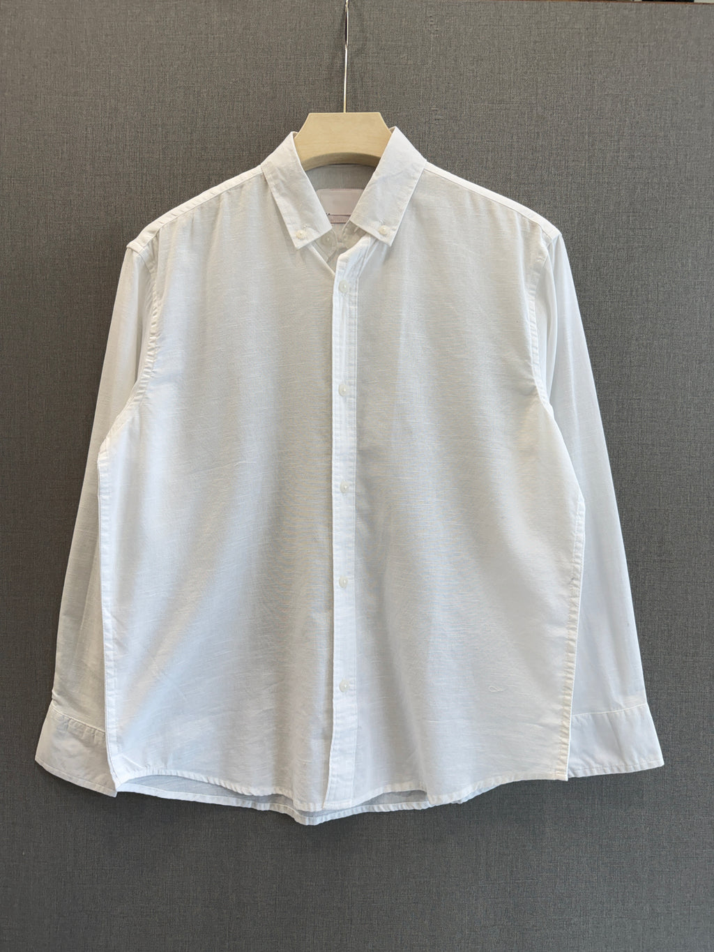 Classic Cotton Linen Shirt - White