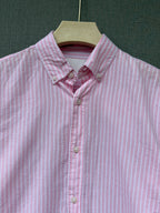 Premium Stripe Shirt - Soft Pink
