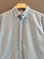 Classic Cotton Linen Shirt - Sky Blue