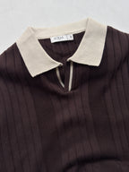 Signature Knit Polo - Espresso Brown