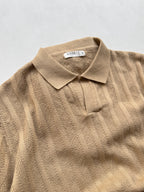 Legacy Knit Polo - Sand Beige