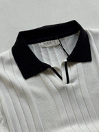 Signature Knit Polo -  Ivory