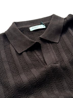 Legacy Knit Polo - Mocha Brown