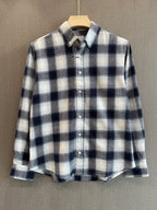 Signature Flannel Shirt - Navy Blue