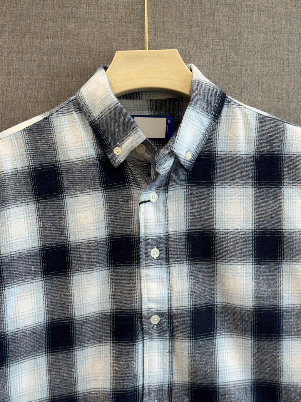 Signature Flannel Shirt - Navy Blue