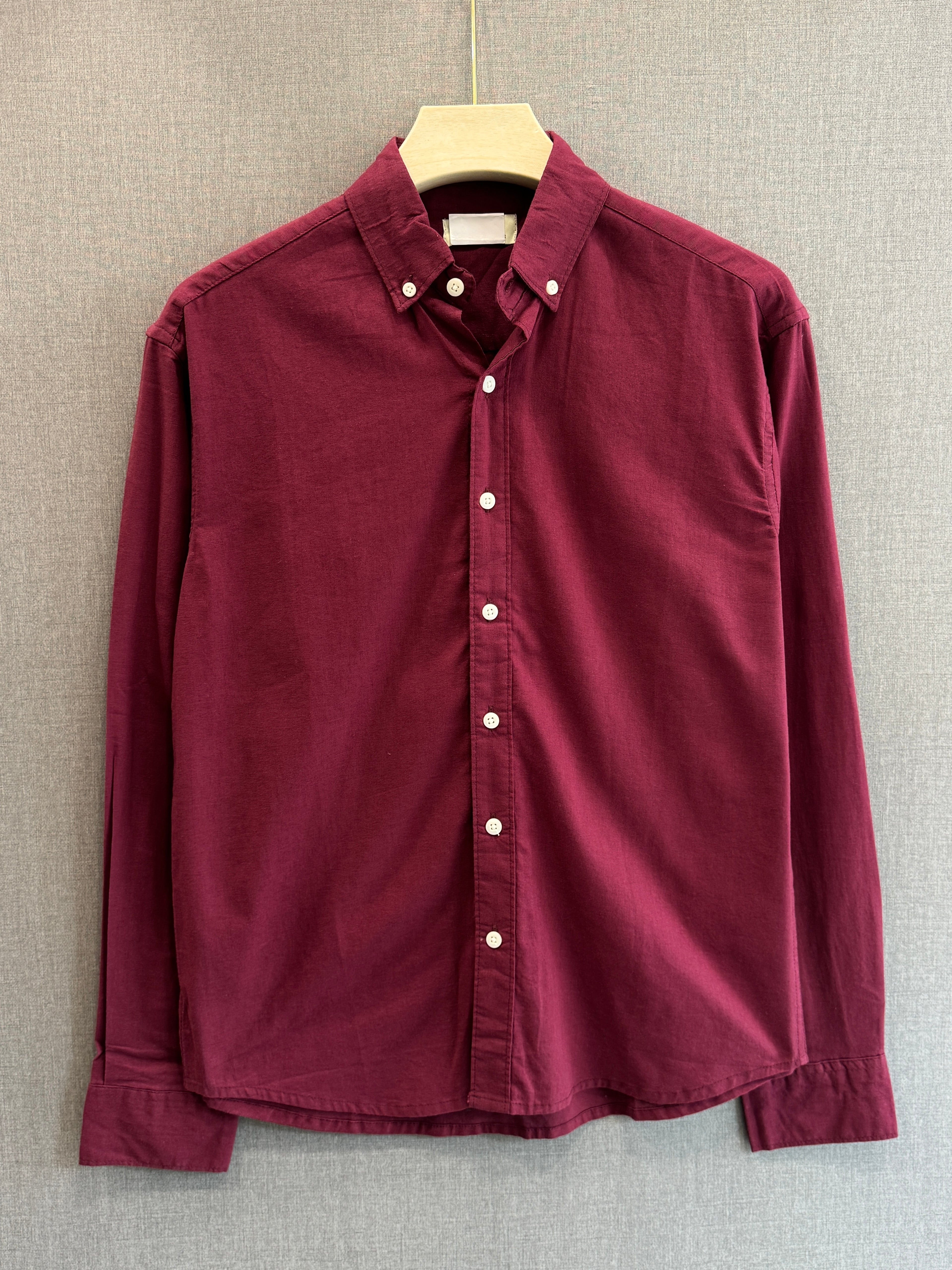 Signature Oxford Shirt - Burgundy
