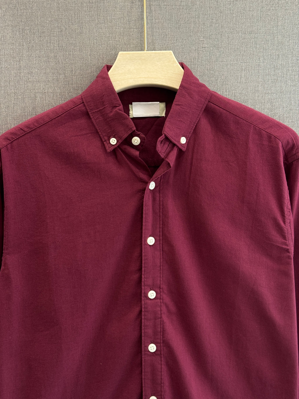 Signature Oxford Shirt - Burgundy