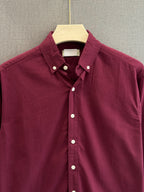 Signature Oxford Shirt - Burgundy