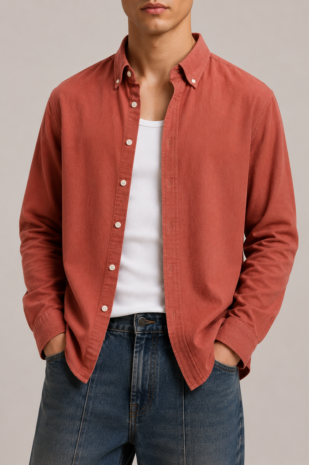 Signature Oxford Shirt - Rust