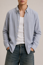Signature Oxford Shirt - Sky Blue