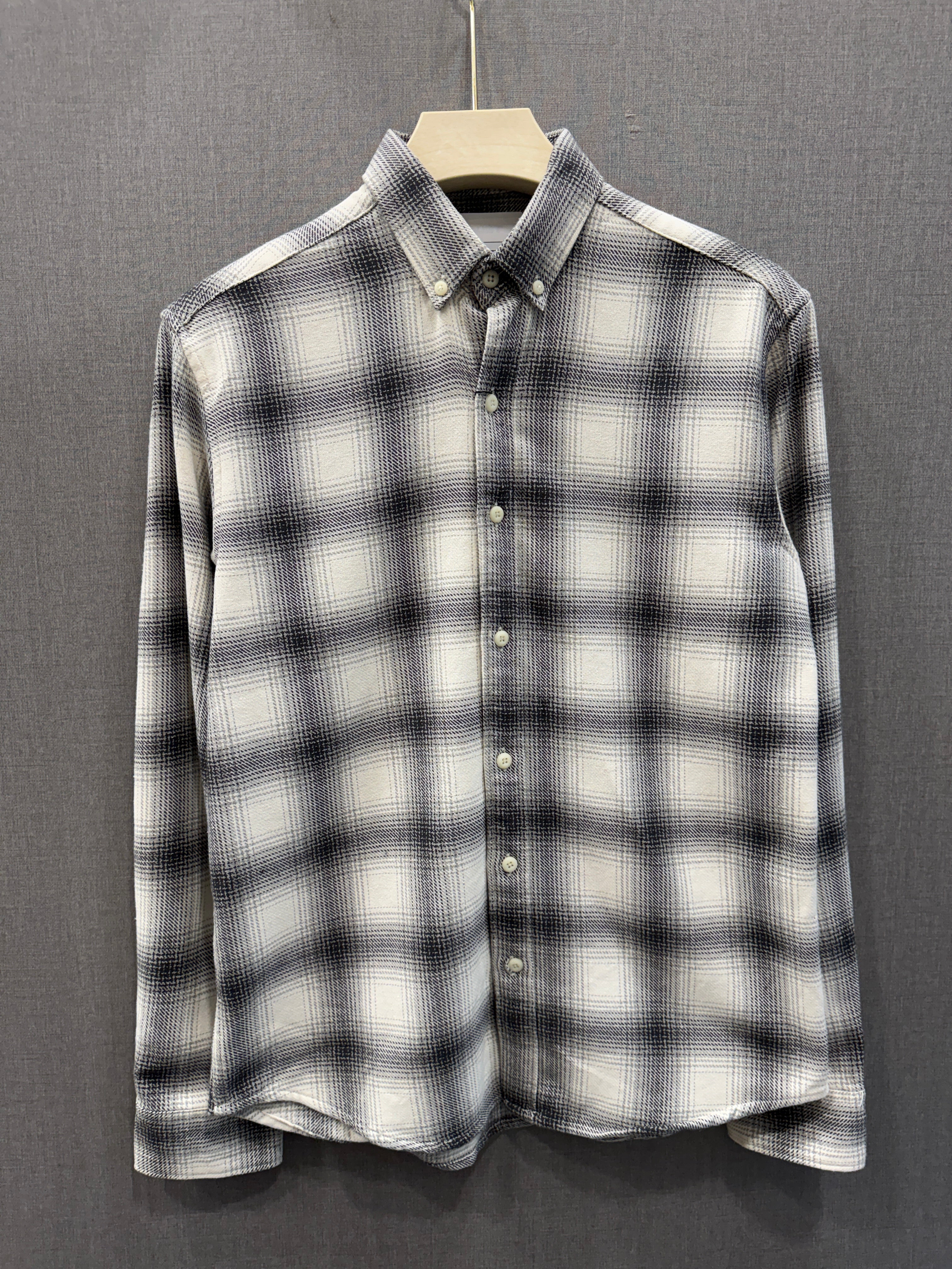 Core Flannel Shirt - Frost Grey
