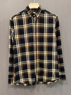 Core Flannel Shirt - Olive Black