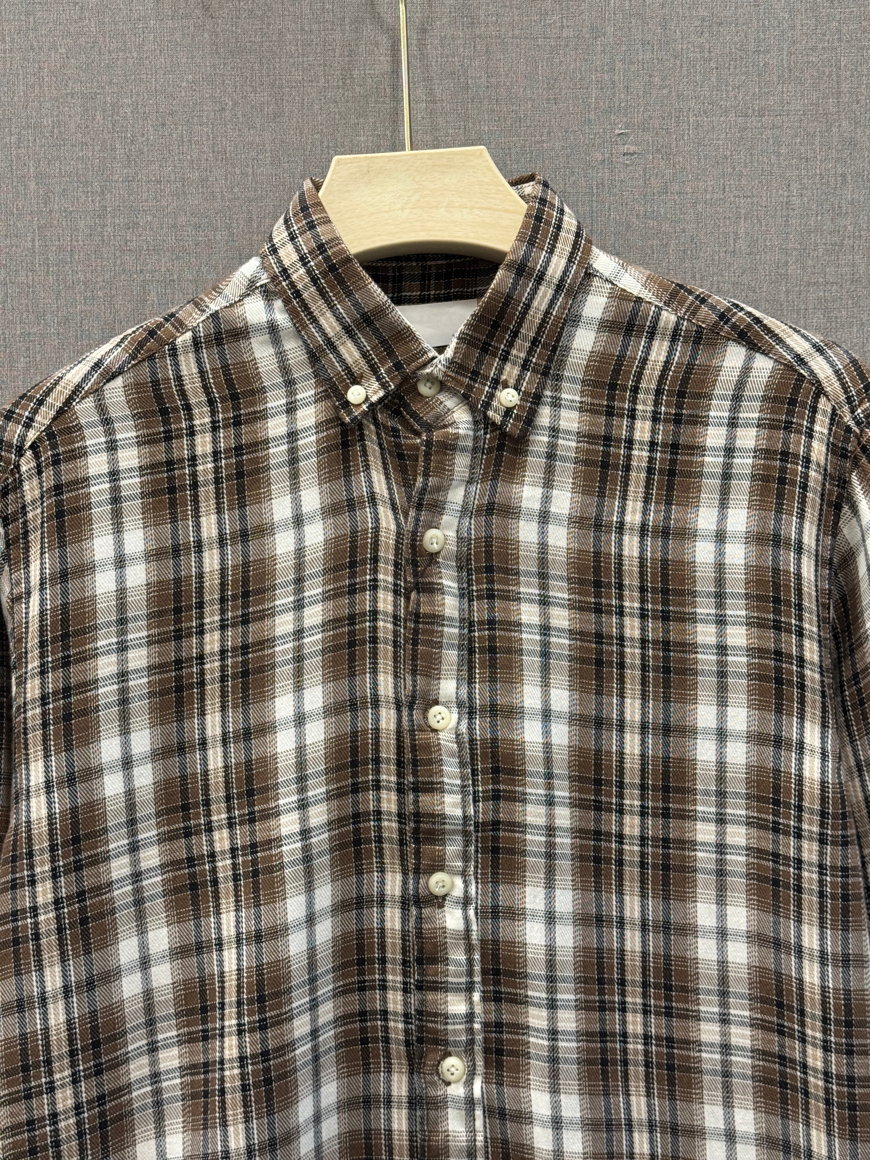 Select Flannel Shirt - Brown Plaid
