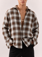 Core Flannel Shirt - Mocha Brown