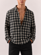 Select Flannel Shirt - Charcoal Check
