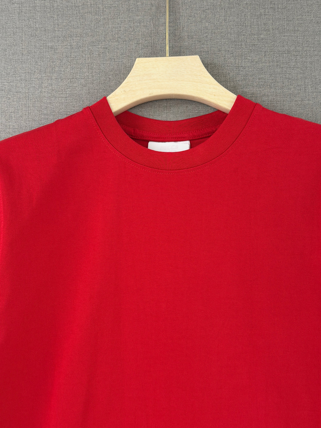 Classic Crew Neck Tee - Red
