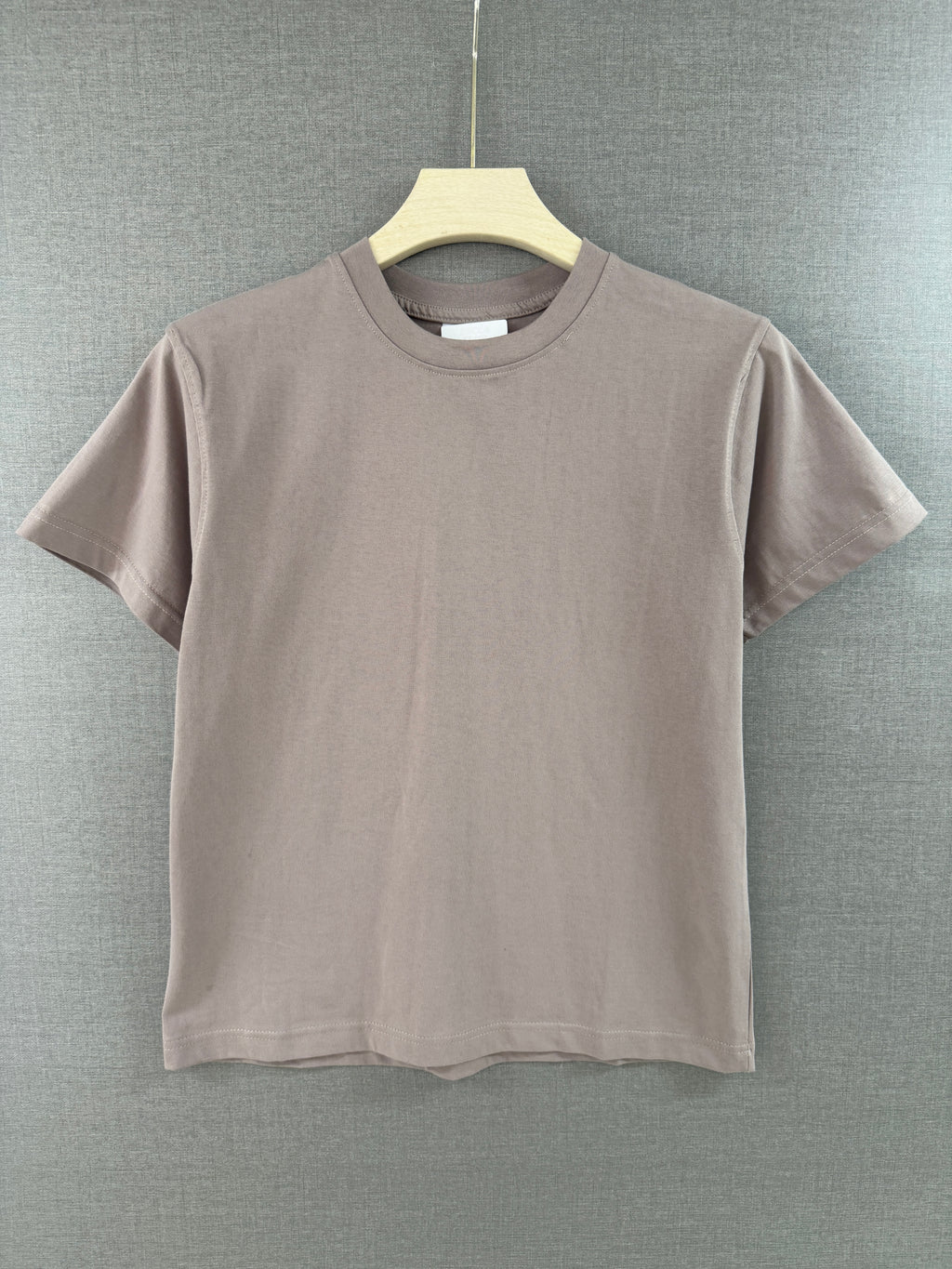 Classic Crew Neck Tee - Taupe