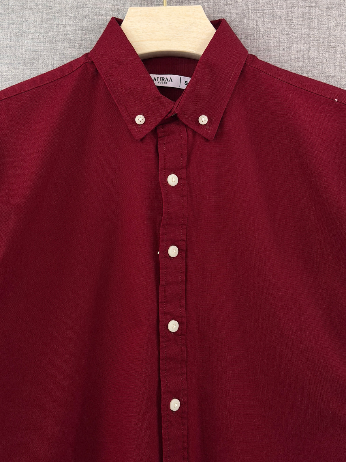 Heritage Oxford Shirt - Burgundy