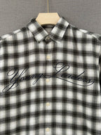 Young Leaders Flannel Shirt - Black & White