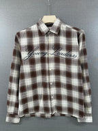 Young Leaders Flannel Shirt - Brown & Cream