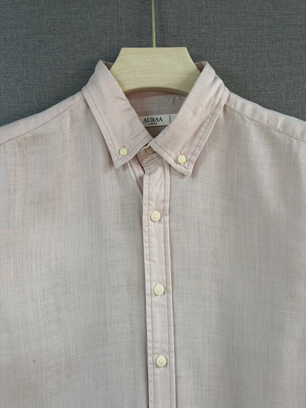 Linen Shirt - Blush Pink