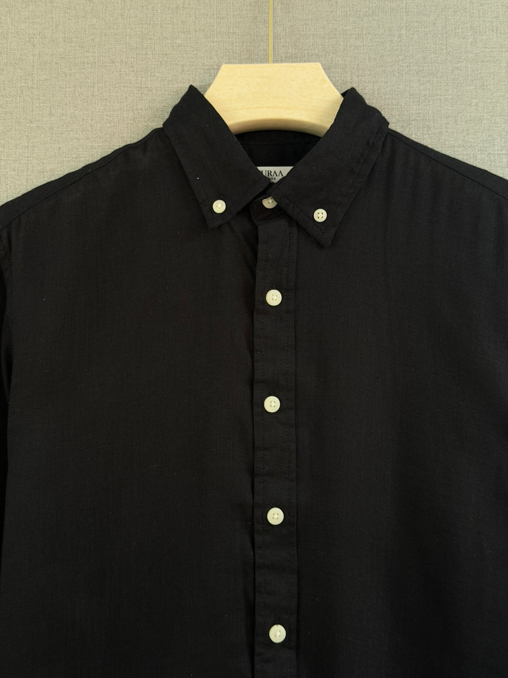 Linen Shirt - Black
