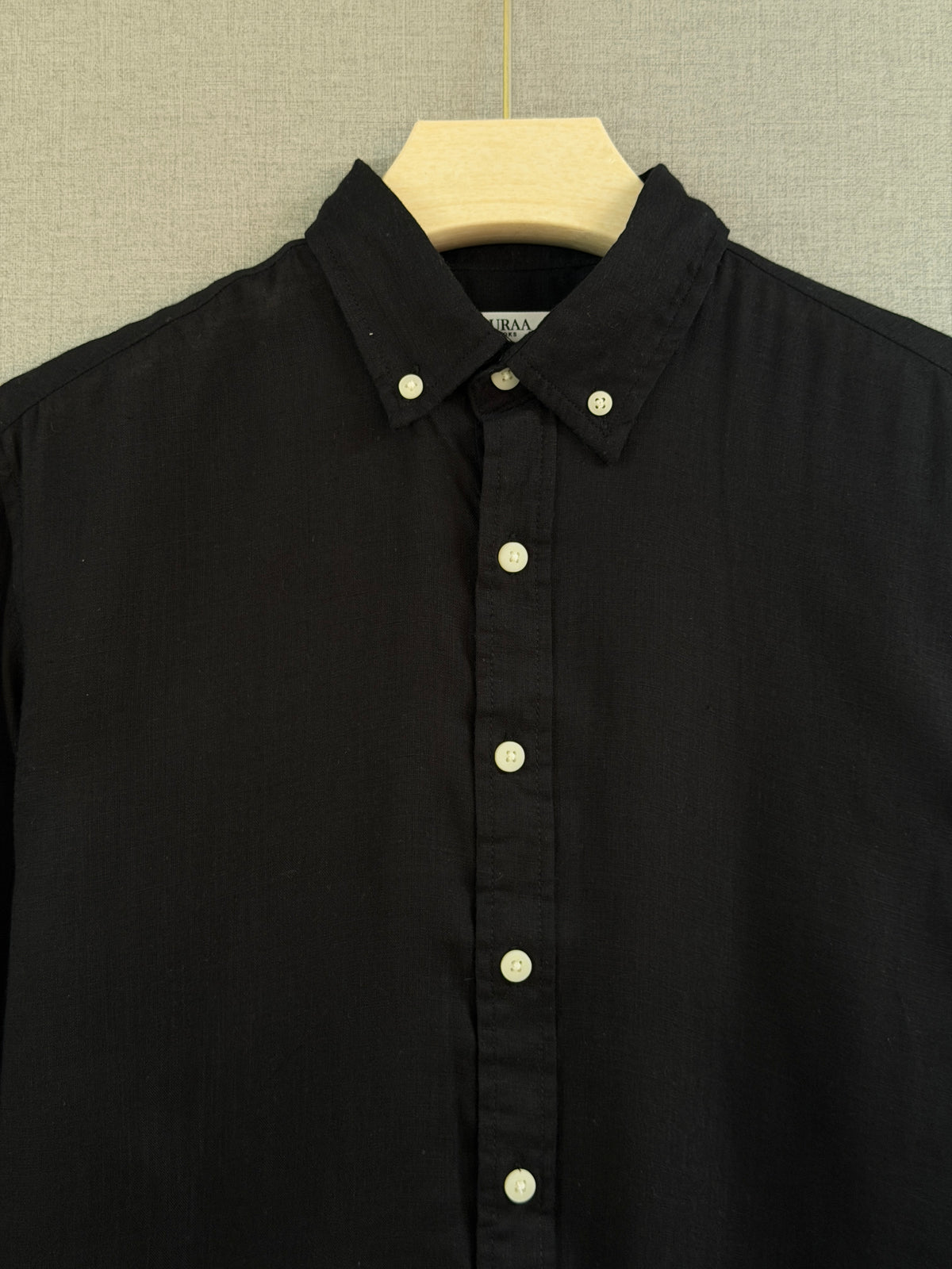 Linen Shirt - Black