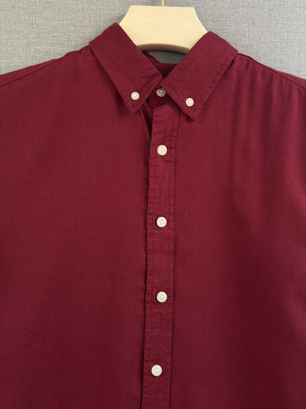 Linen Shirt - Rosewood