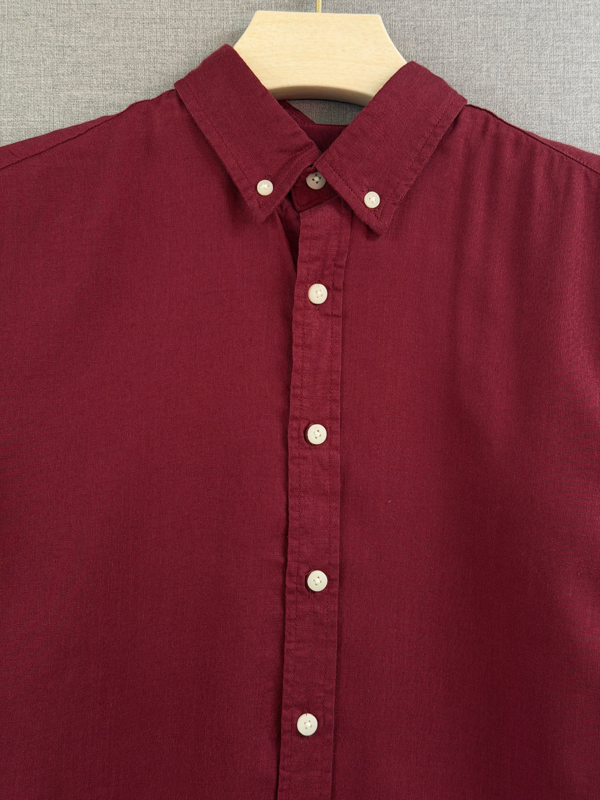 Linen Shirt - Rosewood