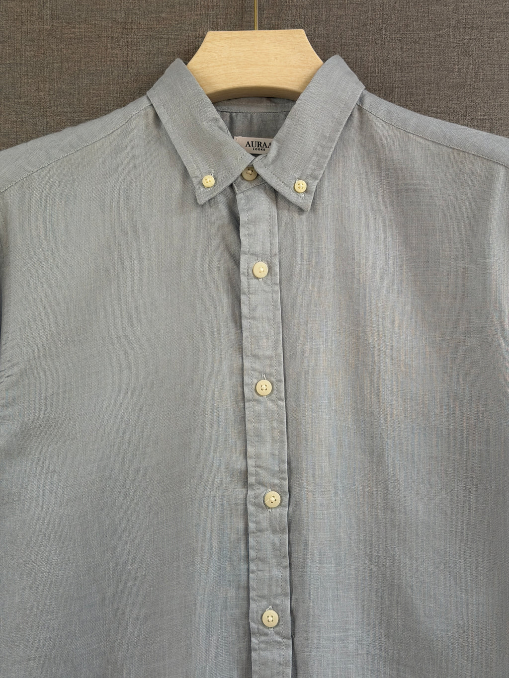 Linen Shirt - Powder Blue