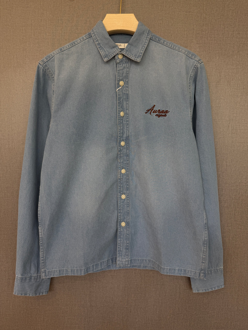 Washed Denim Shirt - Light Blue