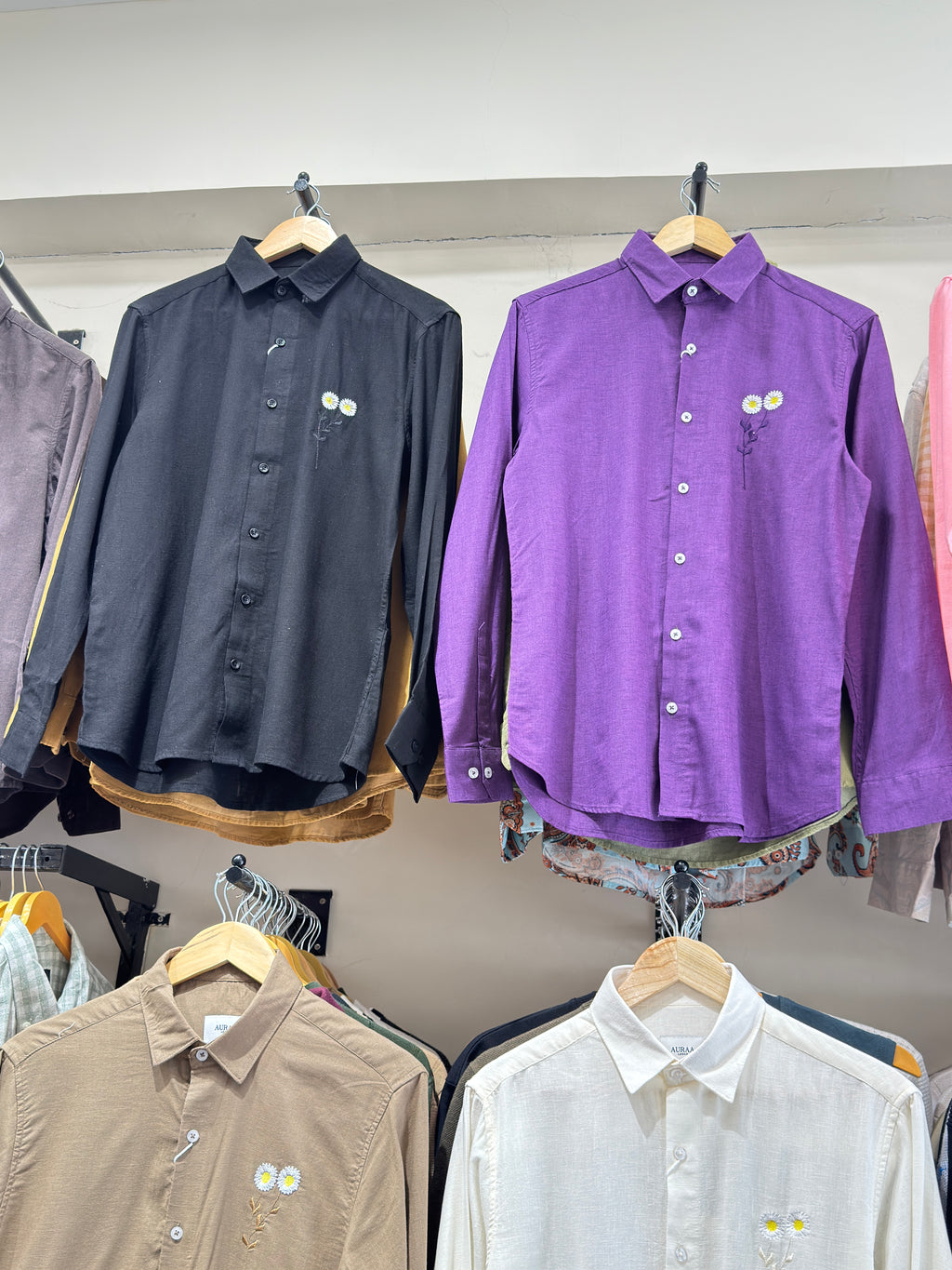 Embroidery Linen Shirt