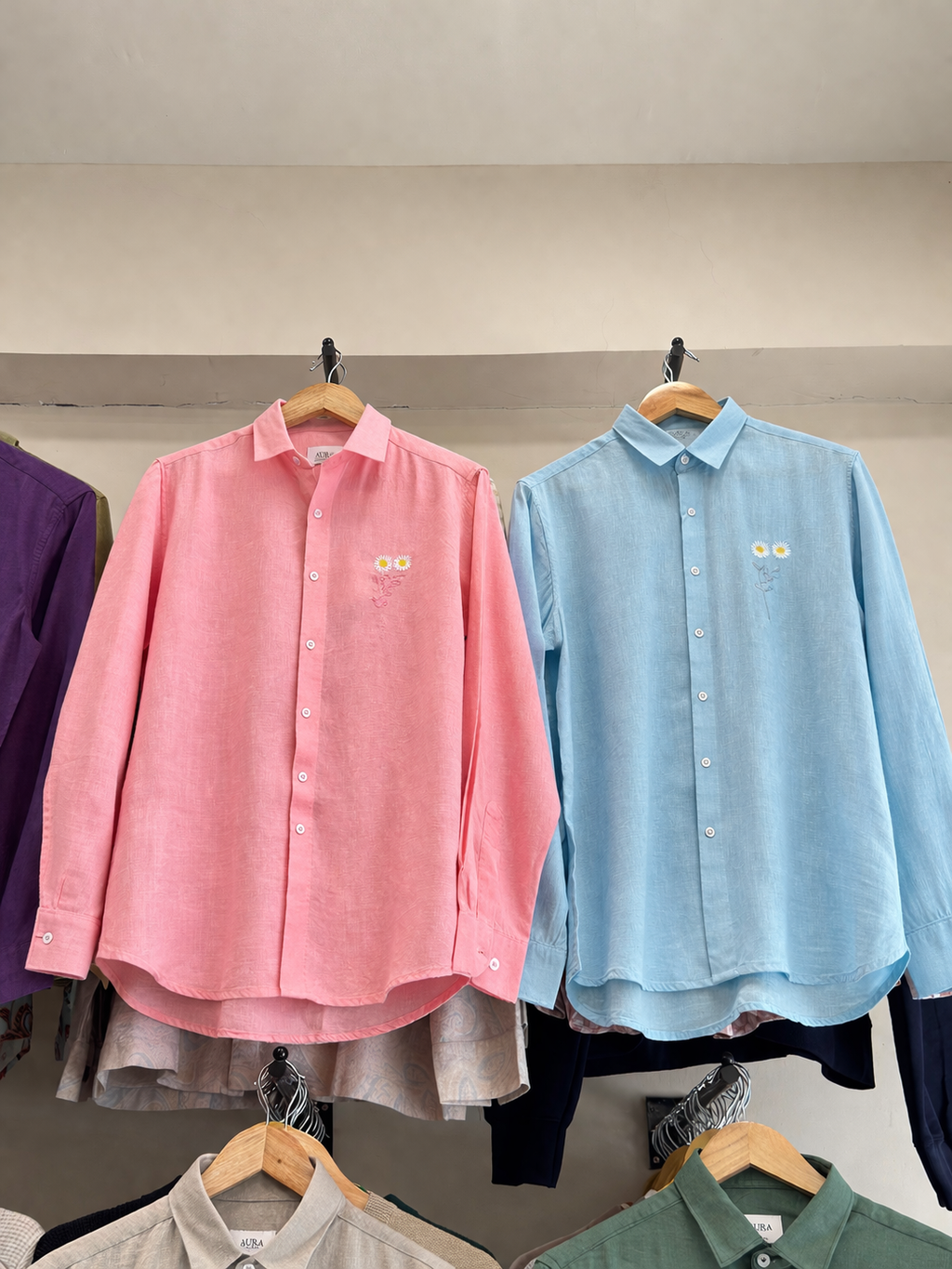 Embroidery Linen Shirt