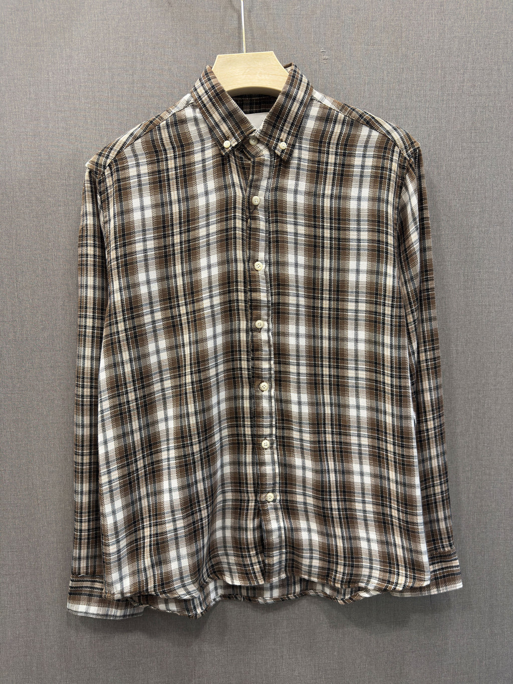 Select Flannel Shirt - Brown Plaid