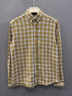 Select Flannel Shirt - Mustard Check