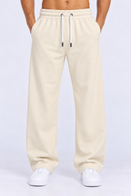 Premium Relaxed Fit Sweatpants - Cream