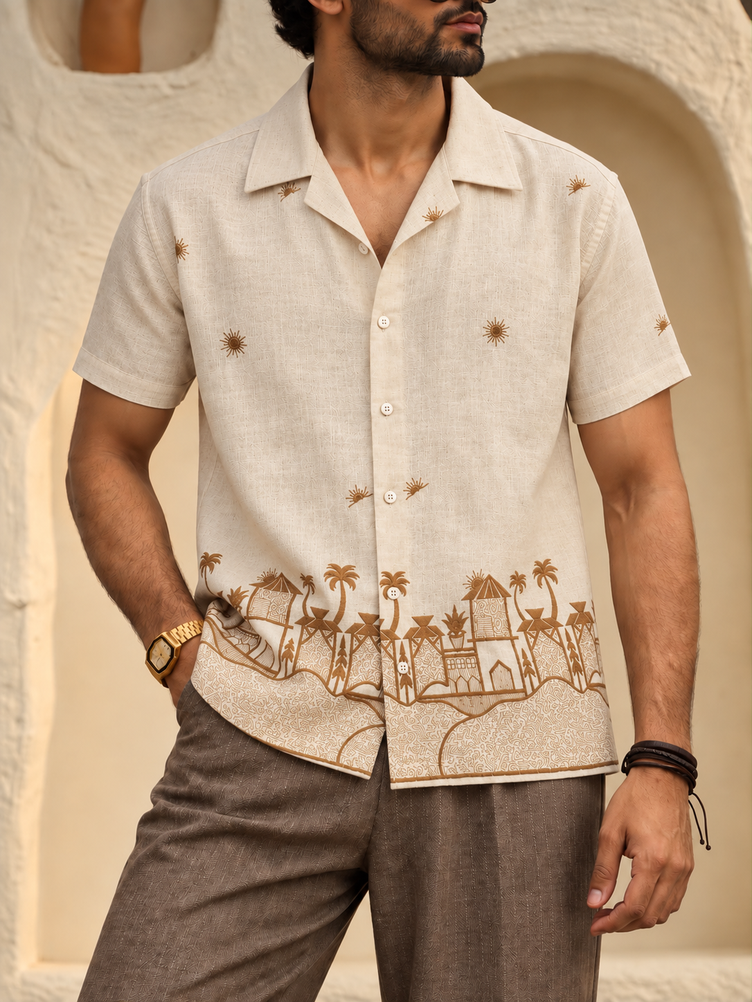 Coastal Heritage Shirt - Beige