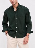 Evergreen Oxford Shirt - Forest Green