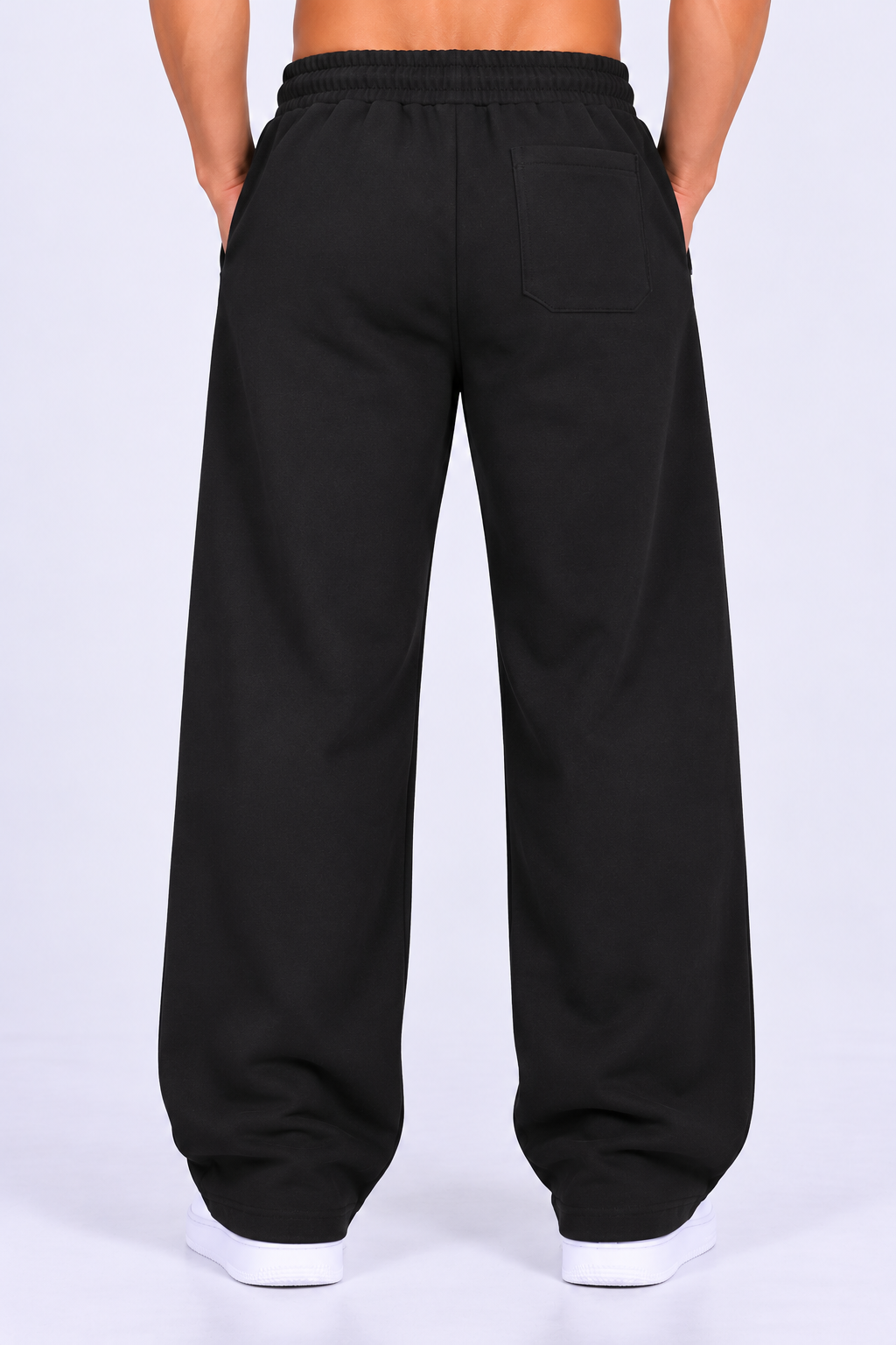 Premium Relaxed Fit Sweatpants - Black