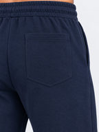 Premium Relaxed Fit Sweatpants - Navy Blue