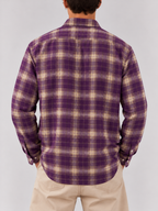 Flannel Shirt - Purple Beige