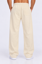 Premium Relaxed Fit Sweatpants - Cream