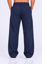 Premium Relaxed Fit Sweatpants - Navy Blue