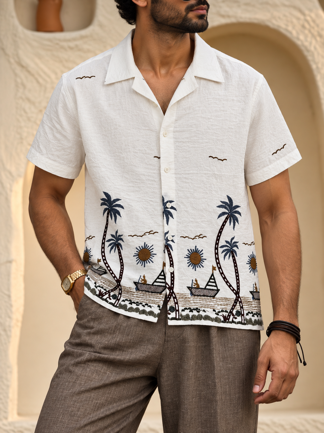 Coastal Breeze Shirt - White
