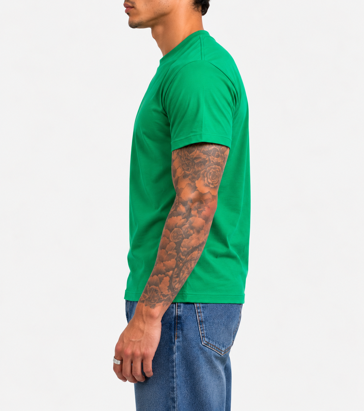 Classic Crew Neck Tee - Green