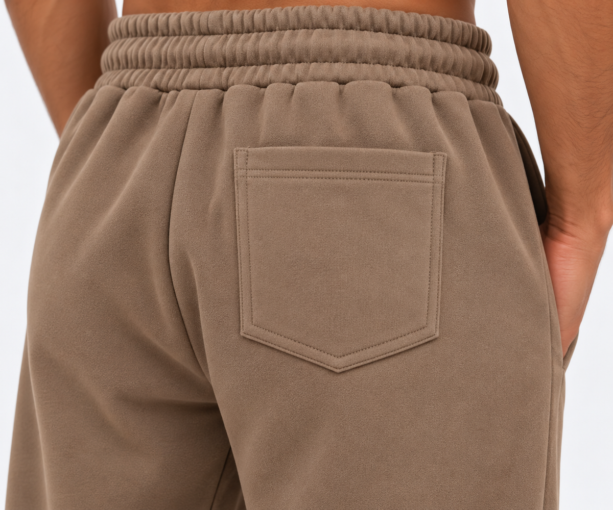 Premium Relaxed Fit Sweatpants - Taupe Brown