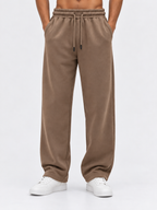 Premium Relaxed Fit Sweatpants - Taupe Brown